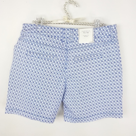 Charter Club Shorts Geometric Print New -30/21 - Picture 3 of 4